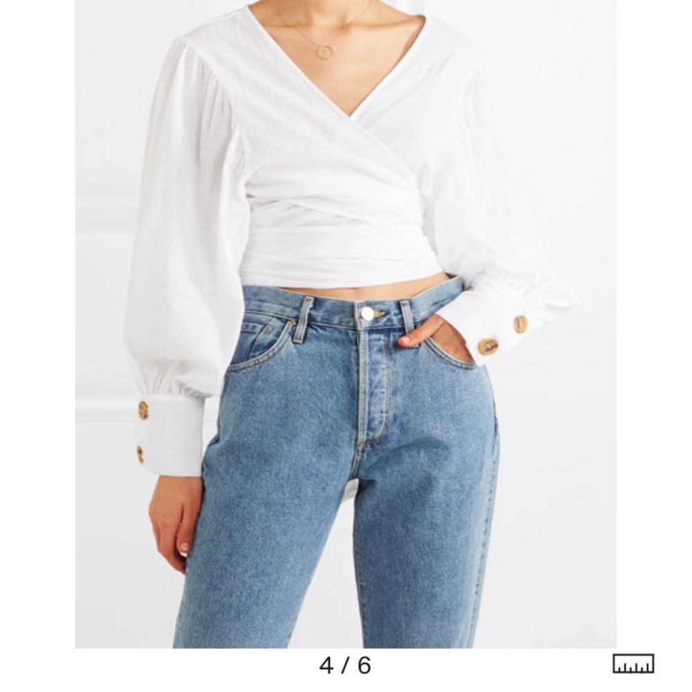 White the line by K wrap top